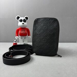 Authentic Louis Vuitton Monogram Black Belt Bag